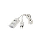 BUFFALO OAタップ 2ピン 3個口 ほこり防止シャッター付 5m ホワイト BSTA23B50WH