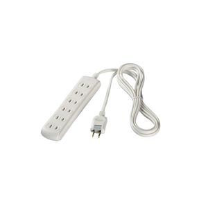 BUFFALO OAタップ 2ピン 6個口 トラッキング防止プラグ 2m ホワイト BSTA26A20WH