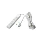 BUFFALO OAタップ 3ピン 6個口 トラッキング防止プラグ 2.5m ホワイト BSTA36A25WH