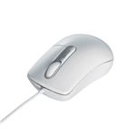 BUFFALO 光学式有線マウス USB接続 Mサイズ 延長ケーブル付 ホワイト BSMOU05MWH