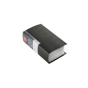 BUFFALO CD&DVDファイルケース ブックタイプ 120枚収納 ブラック BSCD01F120BK
