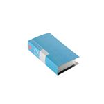 BUFFALO CD&DVDファイルケース ブックタイプ 72枚収納 ブルー BSCD01F72BL