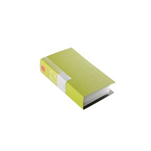 BUFFALO CD&DVDファイルケース ブックタイプ 72枚収納 グリーン BSCD01F72GR