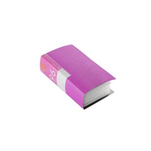 BUFFALO CD&DVDファイルケース ブックタイプ 96枚収納 ピンク BSCD01F96PK