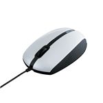 BUFFALO レーザー式有線マウス USB&PS/2接続 簡易包装 RoHS対応 ホワイト BML1CWH