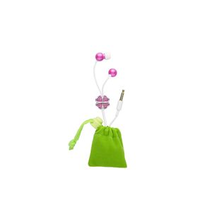 BUFFALO ステレオイヤフォン カナル式 クローバー フッシアピンク BSEP05FP