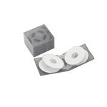 BUFFALO CD&DVDケース ソフトタイプ クリアブラック 6枚収納x5枚セット BSCD0365SCBK
