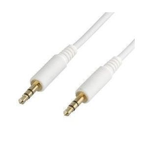 BUFFALO AVケーブル ステレオミニ:ステレオミニプラグ 1.2m ホワイト BSIPC05U12WH