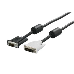 BUFFALO ディスプレイケーブル DVI-I:D-Sub15 フェライトコア付 3.0m BSDCDA30