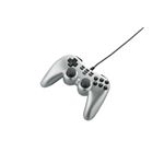 BUFFALO USBゲームパッド 16ボタン 連射・振動・マクロ機能 シルバー BSGP1601SV