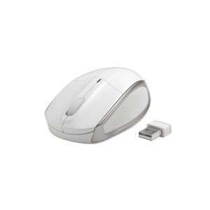 BUFFALO レーザー式無線マウス 2.4GHz S 超小型レシーバー ホワイト BSMLW09SWH