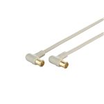 BUFFALO アンテナケーブル 地デジ対応 L型プラグ:L型プラグ 3.0m BSATVLL30S