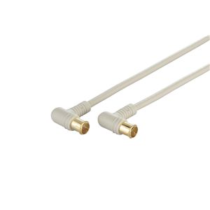 BUFFALO アンテナケーブル 地デジ対応 L型プラグ:L型プラグ 5.0m BSATVLL50S