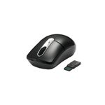 BUFFALO 光学式無線マウス 27MHz Mサイズ レシーバー収納 ブラック BSMOW05MBK