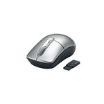 BUFFALO 光学式無線マウス 27MHz Mサイズ レシーバー収納 シルバー BSMOW05MSV