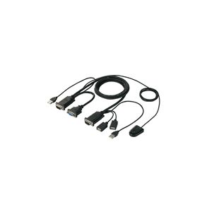 BUFFALO パソコン自動切替器 ディスプレイ:USBキーボード:USBマウス BSKMR201