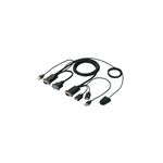 BUFFALO パソコン自動切替器 ディスプレイ:USBキーボード:USBマウス BSKMR201