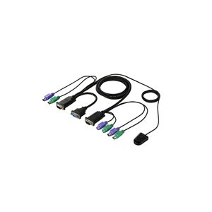 BUFFALO パソコン自動切替器 ディスプレイ:PS2キーボード:PS2マウス BSKMR202