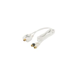 BUFFALO アンテナ分波器 2分波 地デジ対応 ケーブル付 1.0m BSATA01B10