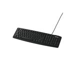 BUFFALO フルキーボード USB接続 英語配列 107キー ブラック BSKBU02ENBK