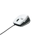 BUFFALO BlueLED有線マウス 超高感度 5ボタン USB ホワイト BSMBU02WH