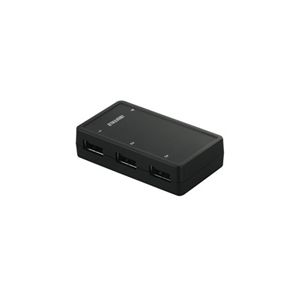 BUFFALO USB2.0Hub セルフ&バスパワー 4ポート ネジ固定可 ブラック BSH4A01AVBK