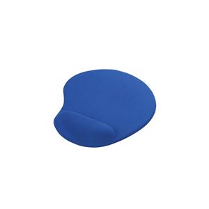BUFFALO マウスパッド リストレスト一体型 低反発タイプ ブルー BSPD11BL