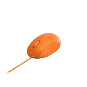BUFFALO BlueLED有線マウス 超高感度 USB オレンジ BSMBU06OR