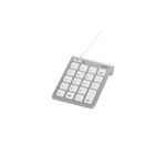 BUFFALO テンキーボード Mac用 USB接続 スリム 独立キー シルバー BSTK08MSV