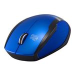 BUFFALO BlueLED無線マウス 超高感度 2.4GHz 横スクロール ブルー BSMBW05BL
