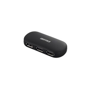 BUFFALO USB2.0Hub セルフ&バスパワー 4ポート 節電モデル ブラック BSH4AE06BK