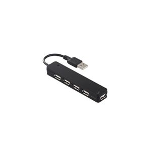 BUFFALO USB2.0Hub バスパワー 5ポート スマホ推奨ポート付 ブラック BSH5U03BK