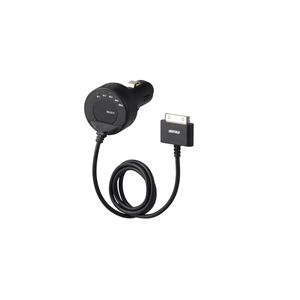 BUFFALO iPod/iPhone用 FMトランスミッター ブラック BSFM06BK