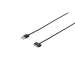 BUFFALO Apple用USBケーブル USB-Atype:Dock MFI認証 0.2m ブラック BSIPC06U02BK