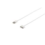 BUFFALO Apple用USBケーブル USB-Atype:Dock MFI認証 0.2m ホワイト BSIPC06U02WH