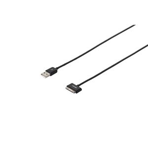 BUFFALO Apple用USBケーブル USB-Atype:Dock MFI認証 1.2m ブラック BSIPC06U12BK