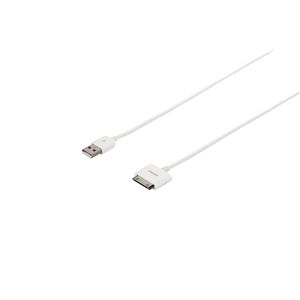 BUFFALO Apple用USBケーブル USB-A:Dock MFI認証 ロック付 0.2m 白 BSIPC07U02WH