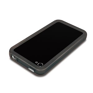 BUFFALO iPhone 4S・4両用 ソフトフレーム 液晶/背面フィルム付 ブラック BSIP11PCTBBK