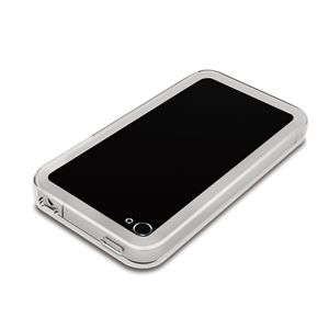 BUFFALO iPhone 4S・4両用 ソフトフレーム 液晶/背面フィルム付 クリア BSIP11PCTBCR