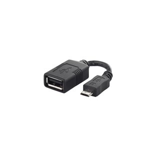 BUFFALO USB変換アダプター USB-microB:USB-Aメス ブラック BSMPC11C01BK