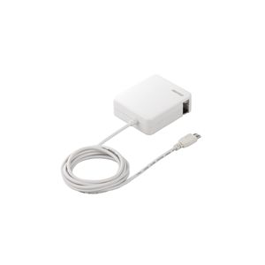 BUFFALO スマートフォン用充電器/ACアダプタ ケーブル一体型 ホワイト BSMPA06WH