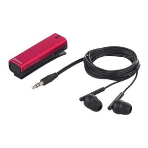 BUFFALO オーディオレシーバー&イヤホン Bluetooth3.0+EDR対応 ピンク BSHSBE13PK
