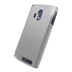 BUFFALO docomo F-05D用 3Hハードケース 保護フィルム付 シルバー BSMPF05DHSV