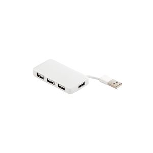 BUFFALO USB2.0Hub バスパワー 4ポート Mac Logo認定取得 ホワイト BSH4U16WH