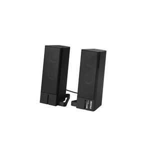 BUFFALO マルチメディアスピーカー 2.0ch USB電源・音源タイプ ブラック BSSP26UBK