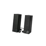 BUFFALO マルチメディアスピーカー 2.0ch USB電源・音源タイプ ブラック BSSP26UBK