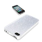 BUFFALO iPhone 4S/4両用 デザインケース 液晶フィルム付 シルバー BSIP11PCHKSV