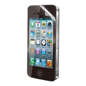 BUFFALO iPhone 4S/4両用 液晶保護フィルム 防ファンデーションタイプ BSIP11PFF