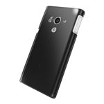 BUFFALO Xperia acro HD用 3Hハードケース 選べる保護フィルム2枚付 ブラック BSMPACROHHBK