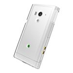 BUFFALO Xperia acro HD用 ハイブリッドケース 選べる保護フィルム2枚付 クリア BSMPACROHHCCR